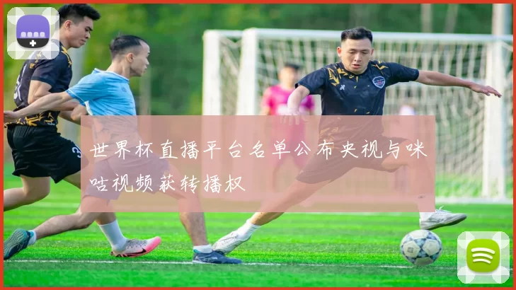 世界杯直播平台名单公布央视与咪咕视频获转播权